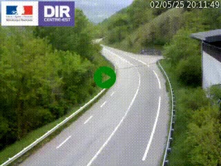 Caméra trafic sur la N90 à Bourg-Saint-Maurice, en provenance d'Aoste et en direction d'Albertville