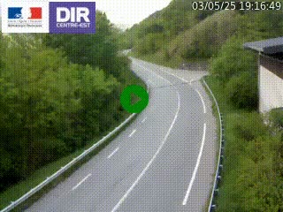 Caméra trafic sur la N90 à Bourg-Saint-Maurice, en provenance d'Aoste et en direction d'Albertville