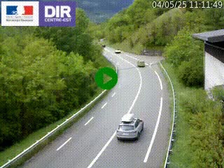 Caméra trafic sur la N90 à Bourg-Saint-Maurice, en provenance d'Aoste et en direction d'Albertville