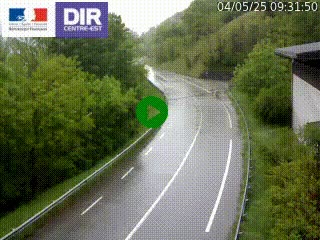 Caméra trafic sur la N90 à Bourg-Saint-Maurice, en provenance d'Aoste et en direction d'Albertville