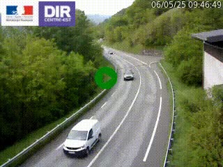 Caméra trafic sur la N90 à Bourg-Saint-Maurice, en provenance d'Aoste et en direction d'Albertville