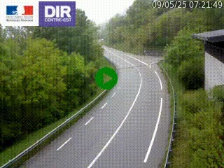Caméra trafic sur la N90 à Bourg-Saint-Maurice, en provenance d'Aoste et en direction d'Albertville