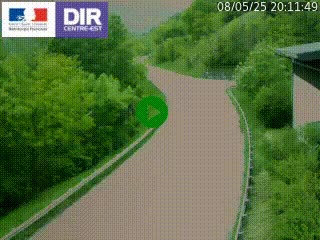 Caméra trafic sur la N90 à Bourg-Saint-Maurice, en provenance d'Aoste et en direction d'Albertville