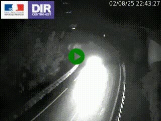 Caméra trafic sur la N90 à Bourg-Saint-Maurice, en provenance d'Aoste et en direction d'Albertville