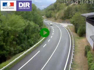 Caméra trafic sur la N90 à Bourg-Saint-Maurice, en provenance d'Aoste et en direction d'Albertville