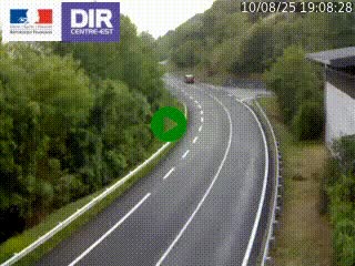 Caméra trafic sur la N90 à Bourg-Saint-Maurice, en provenance d'Aoste et en direction d'Albertville