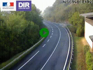Caméra trafic sur la N90 à Bourg-Saint-Maurice, en provenance d'Aoste et en direction d'Albertville