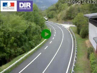 Caméra trafic sur la N90 à Bourg-Saint-Maurice, en provenance d'Aoste et en direction d'Albertville