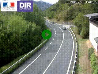 Caméra trafic sur la N90 à Bourg-Saint-Maurice, en provenance d'Aoste et en direction d'Albertville