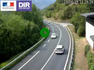 Caméra trafic sur la N90 à Bourg-Saint-Maurice, en provenance d'Aoste et en direction d'Albertville