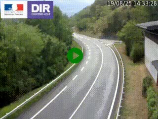 Caméra trafic sur la N90 à Bourg-Saint-Maurice, en provenance d'Aoste et en direction d'Albertville