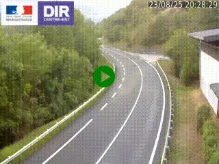 Caméra trafic sur la N90 à Bourg-Saint-Maurice, en provenance d'Aoste et en direction d'Albertville