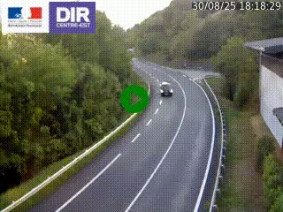 Caméra trafic sur la N90 à Bourg-Saint-Maurice, en provenance d'Aoste et en direction d'Albertville