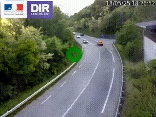 <h2>Caméra trafic sur la N90 à Bourg-Saint-Maurice, en provenance d'Aoste et en direction d'Albertville</h2>
