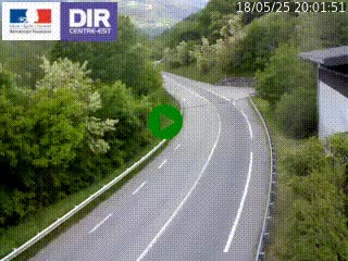 <h2>Caméra trafic sur la N90 à Bourg-Saint-Maurice, en provenance d'Aoste et en direction d'Albertville</h2>