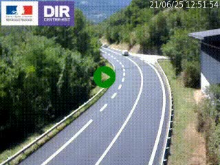 Caméra trafic sur la N90 à Bourg-Saint-Maurice, en provenance d'Aoste et en direction d'Albertville