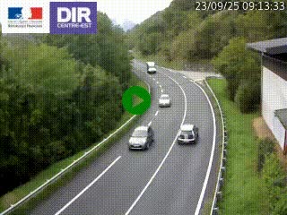 <h2>Caméra trafic sur la N90 à Bourg-Saint-Maurice, en provenance d'Aoste et en direction d'Albertville</h2>