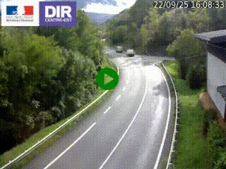 <h2>Caméra trafic sur la N90 à Bourg-Saint-Maurice, en provenance d'Aoste et en direction d'Albertville</h2>