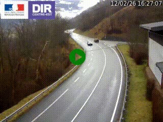 <h2>Caméra trafic sur la N90 à Bourg-Saint-Maurice, en provenance d'Aoste et en direction d'Albertville</h2>