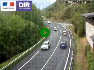 <h2>Caméra trafic sur la N90 à Bourg-Saint-Maurice, en provenance d'Aoste et en direction d'Albertville</h2>