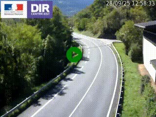 <h2>Caméra trafic sur la N90 à Bourg-Saint-Maurice, en provenance d'Aoste et en direction d'Albertville</h2>