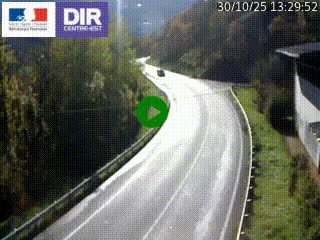 <h2>Caméra trafic sur la N90 à Bourg-Saint-Maurice, en provenance d'Aoste et en direction d'Albertville</h2>