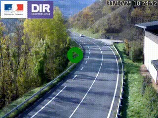 <h2>Caméra trafic sur la N90 à Bourg-Saint-Maurice, en provenance d'Aoste et en direction d'Albertville</h2>