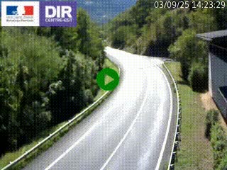 <h2>Caméra trafic sur la N90 à Bourg-Saint-Maurice, en provenance d'Aoste et en direction d'Albertville</h2>