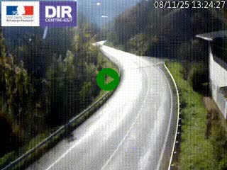 <h2>Caméra trafic sur la N90 à Bourg-Saint-Maurice, en provenance d'Aoste et en direction d'Albertville</h2>