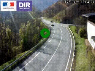 <h2>Caméra trafic sur la N90 à Bourg-Saint-Maurice, en provenance d'Aoste et en direction d'Albertville</h2>
