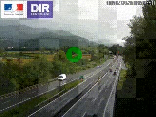 <h2>Caméra trafic à Meylan sur la Rocade-Sud de Grenoble en direction d'Aix-en-Provence</h2>