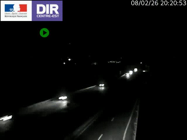 <h2>Caméra trafic à Meylan sur la Rocade-Sud de Grenoble en direction d'Aix-en-Provence</h2>
