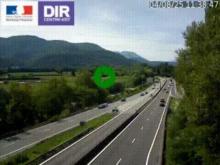 <h2>Caméra trafic à Meylan sur la Rocade-Sud de Grenoble en direction d'Aix-en-Provence</h2>