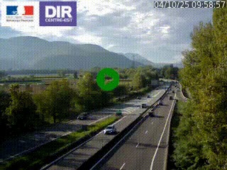 <h2>Caméra trafic à Meylan sur la Rocade-Sud de Grenoble en direction d'Aix-en-Provence</h2>
