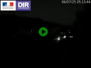 Caméra trafic à Meylan sur la Rocade-Sud de Grenoble en direction d'Aix-en-Provence