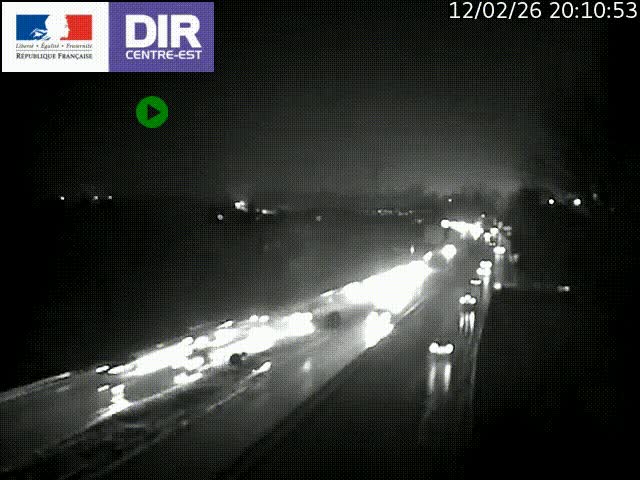 <h2>Caméra trafic à Meylan sur la Rocade-Sud de Grenoble en direction d'Aix-en-Provence</h2>