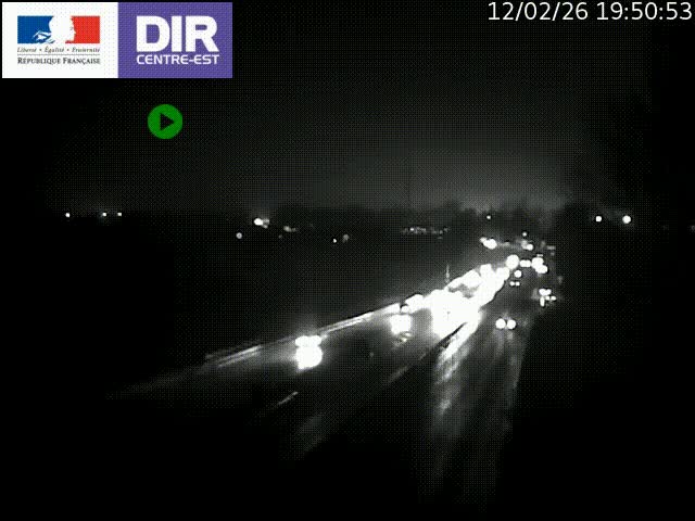 <h2>Caméra trafic à Meylan sur la Rocade-Sud de Grenoble en direction d'Aix-en-Provence</h2>