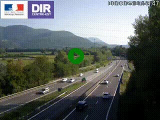 <h2>Caméra trafic à Meylan sur la Rocade-Sud de Grenoble en direction d'Aix-en-Provence</h2>