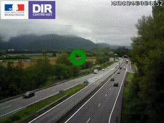 <h2>Caméra trafic à Meylan sur la Rocade-Sud de Grenoble en direction d'Aix-en-Provence</h2>