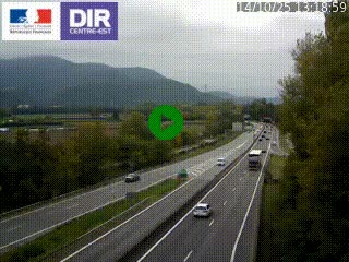 <h2>Caméra trafic à Meylan sur la Rocade-Sud de Grenoble en direction d'Aix-en-Provence</h2>
