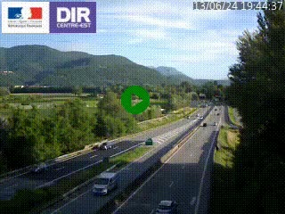 <h2>Caméra trafic à Meylan sur la Rocade-Sud de Grenoble en direction d'Aix-en-Provence</h2>