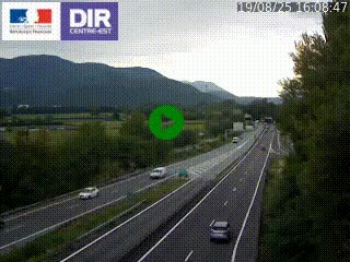 <h2>Caméra trafic à Meylan sur la Rocade-Sud de Grenoble en direction d'Aix-en-Provence</h2>