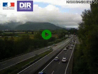<h2>Caméra trafic à Meylan sur la Rocade-Sud de Grenoble en direction d'Aix-en-Provence</h2>
