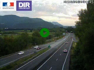 <h2>Caméra trafic à Meylan sur la Rocade-Sud de Grenoble en direction d'Aix-en-Provence</h2>