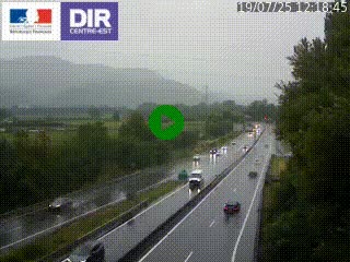 <h2>Caméra trafic à Meylan sur la Rocade-Sud de Grenoble en direction d'Aix-en-Provence</h2>