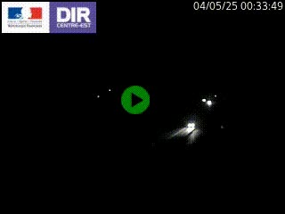 Caméra trafic à Meylan sur la Rocade-Sud de Grenoble en direction d'Aix-en-Provence