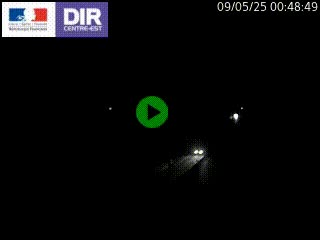 Caméra trafic à Meylan sur la Rocade-Sud de Grenoble en direction d'Aix-en-Provence