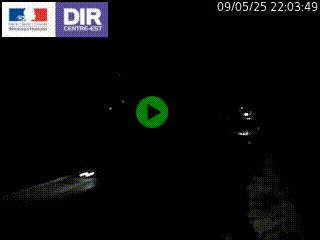 Caméra trafic à Meylan sur la Rocade-Sud de Grenoble en direction d'Aix-en-Provence