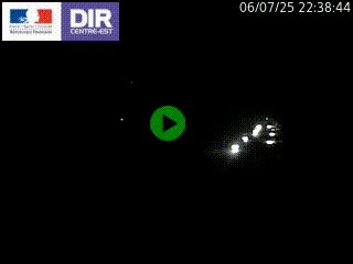 Caméra trafic à Meylan sur la Rocade-Sud de Grenoble en direction d'Aix-en-Provence