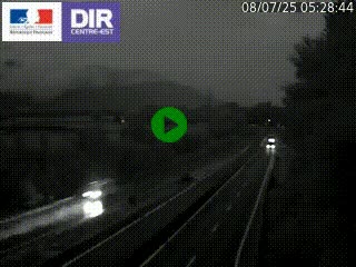 Caméra trafic à Meylan sur la Rocade-Sud de Grenoble en direction d'Aix-en-Provence